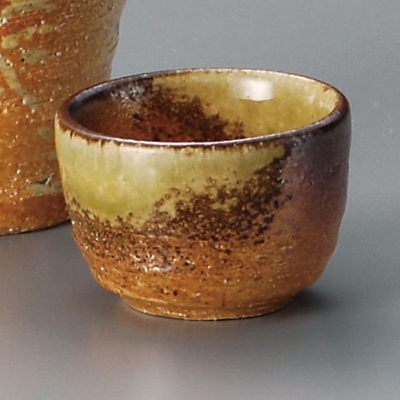 山万 33529-660 古信楽ぐい呑(信楽焼) 1個(ご注文単位1個)【直送品】