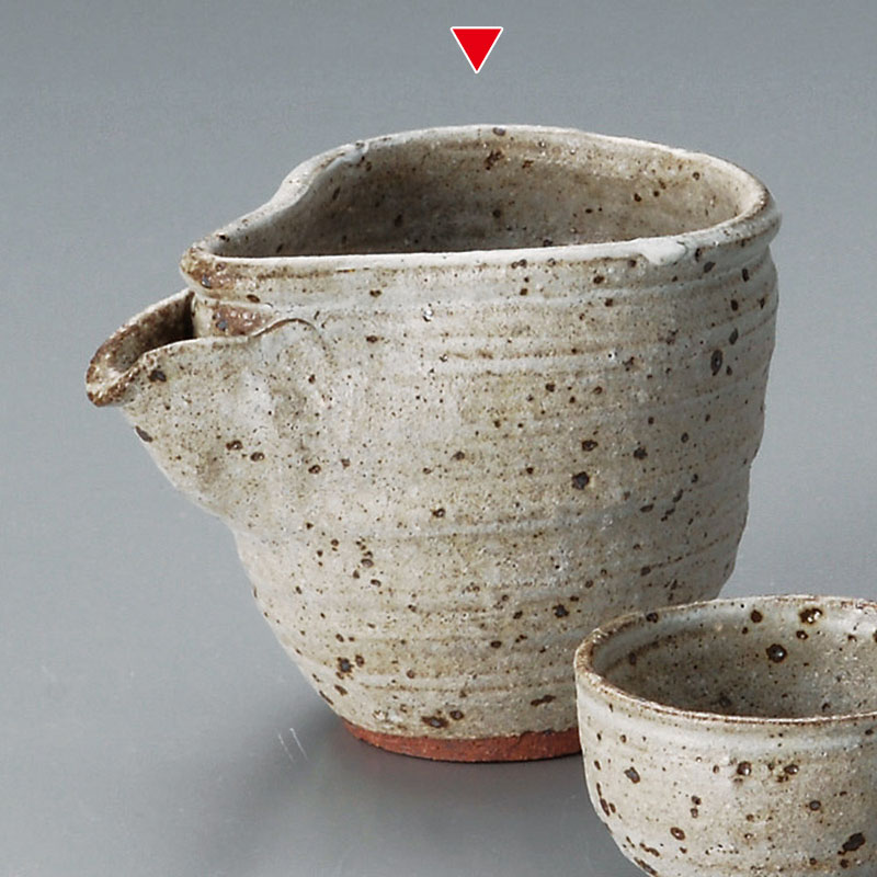 山万 33514-660 灰みかげ冷酒器(信楽焼) 1個（ご注文単位1個）【直送品】