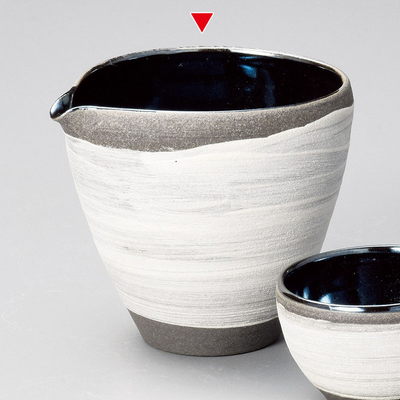 山万 33526-660 光彩白化粧注器(信楽焼) 1個(ご注文単位1個)【直送品】