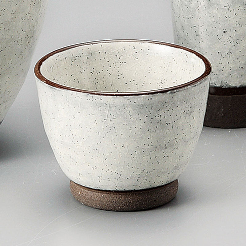 山万 33629-190 ホワイトぐい呑 1個（ご注文単位1個）【直送品】