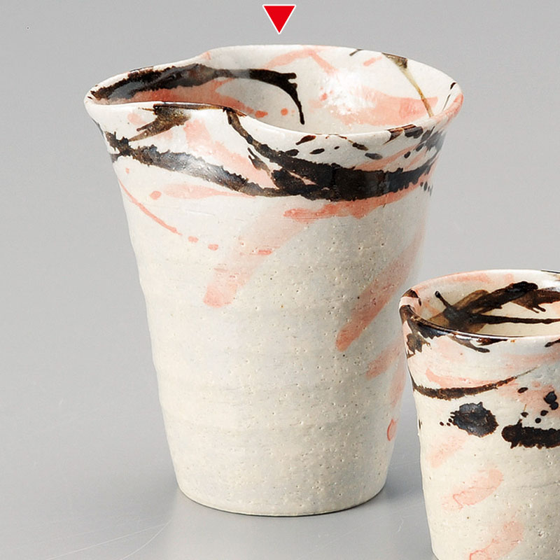 山万 33728-570 トビ紅釉冷酒器 1個（ご注文単位1個）【直送品】