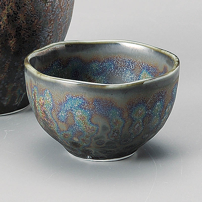 山万 33716-190 虹彩ぐい呑 1個(ご注文単位1個)【直送品】