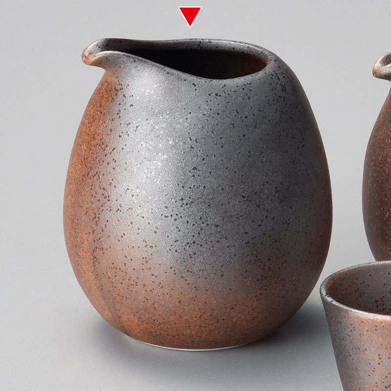 山万 33721-020 黒吹鉄砂冷酒(大) 1個（ご注文単位1個）【直送品】