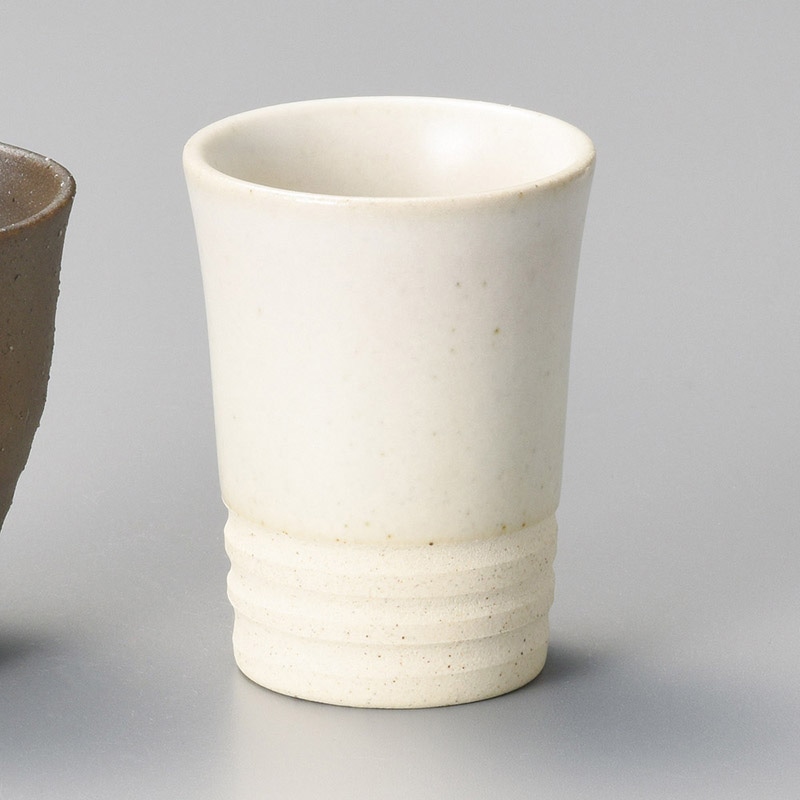 山万 33753-310 白マット冷酒盃 1個（ご注文単位1個）【直送品】