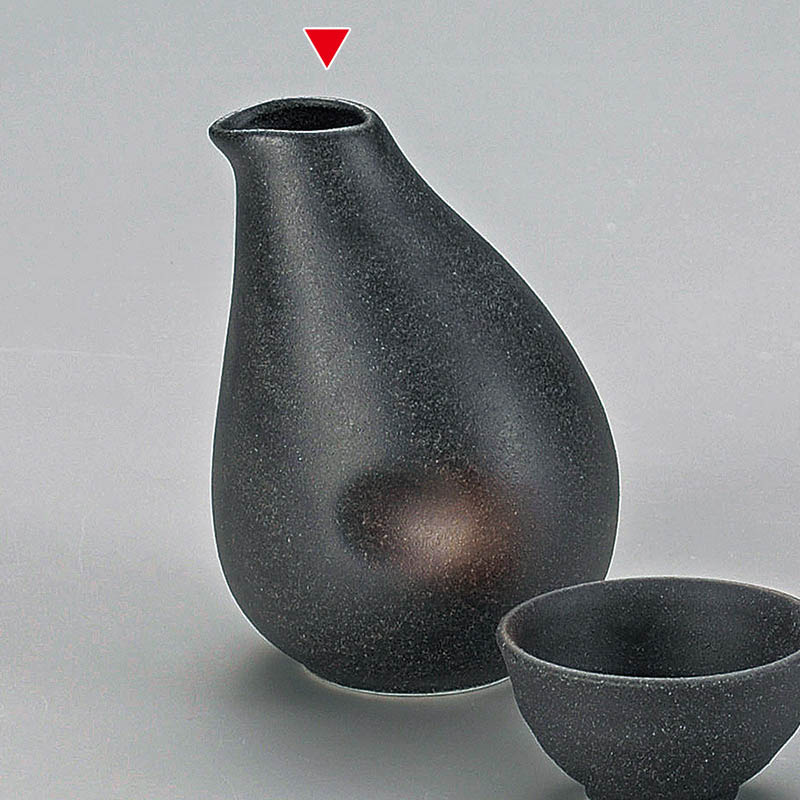 山万 33803-290 備前片えくぼ徳利 1個（ご注文単位1個）【直送品】