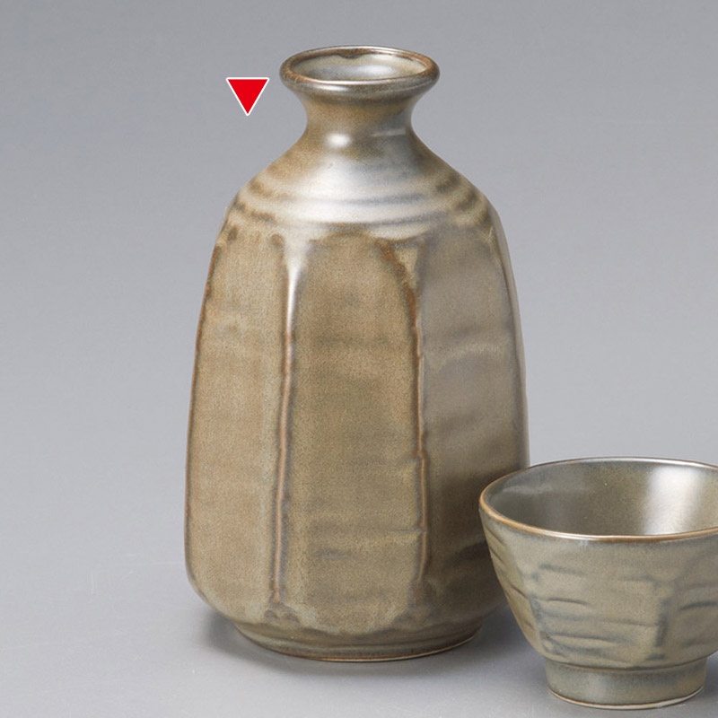 山万 33824-450 八角メタリック大徳利 1個（ご注文単位1個）【直送品】