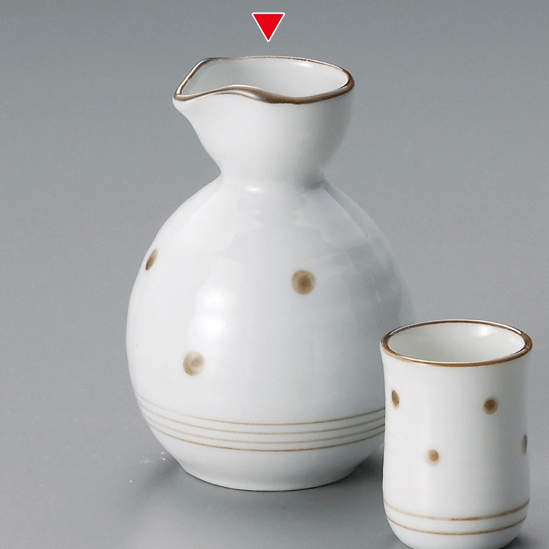 山万 33844-190 茶錆点紋徳利 1個（ご注文単位1個）【直送品】