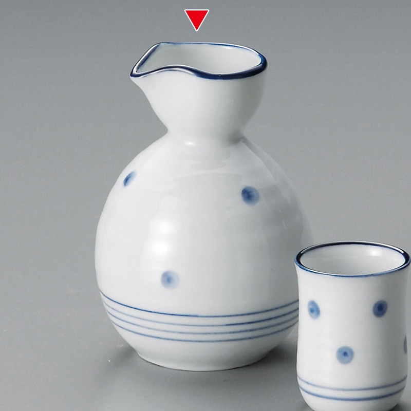 山万 33846-190 呉須点紋徳利 1個（ご注文単位1個）【直送品】