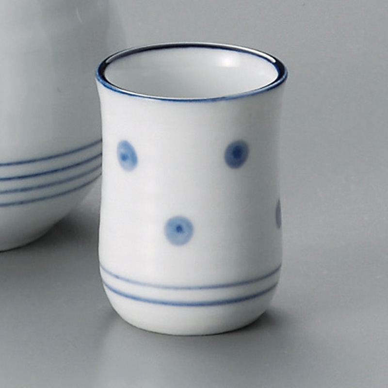 山万 33847-190 呉須点紋盃 1個（ご注文単位1個）【直送品】