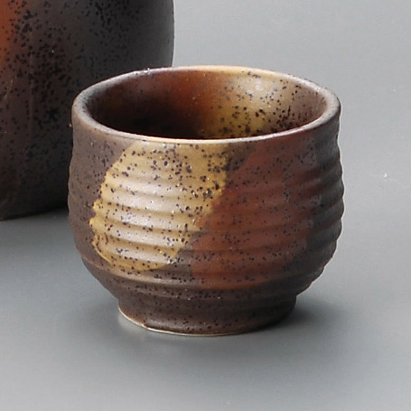 山万 33853-230 備前風ぐい呑 1個（ご注文単位1個）【直送品】