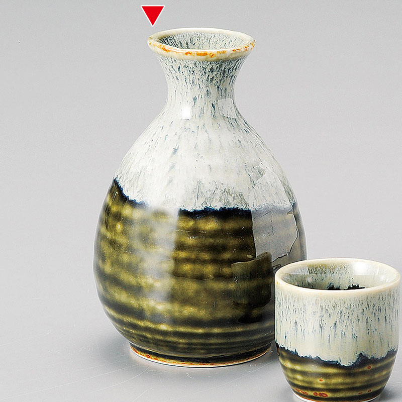 山万 34233-450 織部伊羅保徳利 大 1個（ご注文単位1個）【直送品】