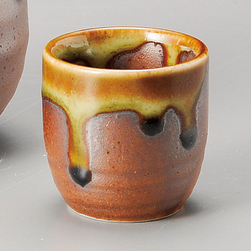 山万 34232-450 伊賀織部流し盃 1個（ご注文単位1個）【直送品】