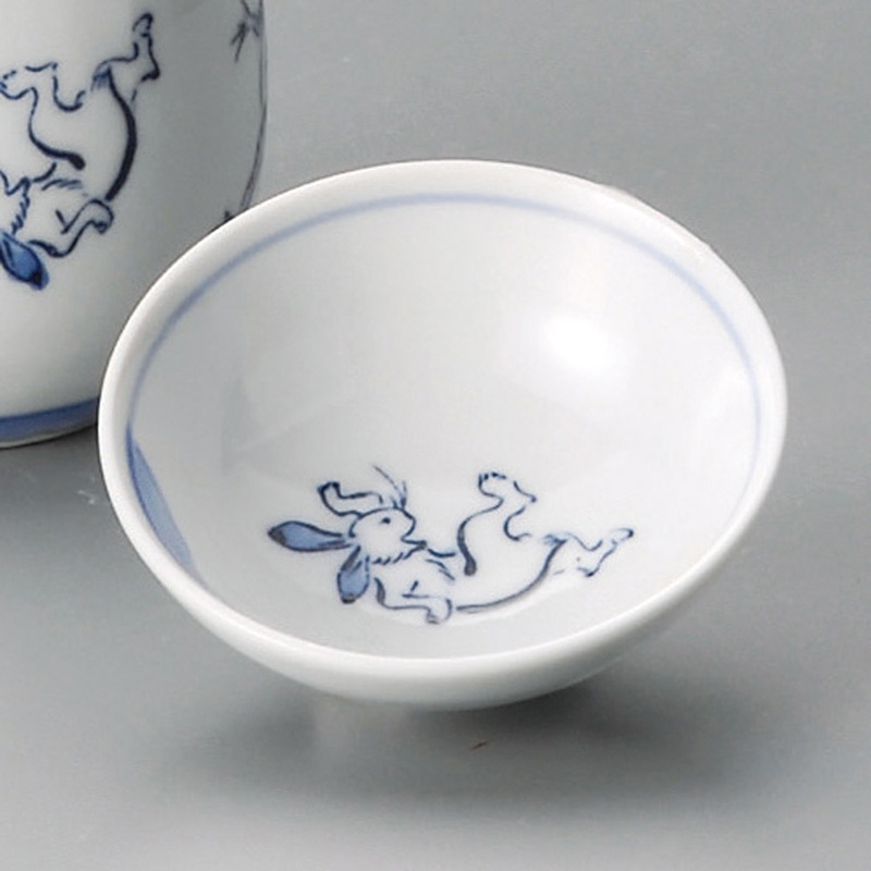 山万 33806-460 鳥獣戯画平盃 1個（ご注文単位1個）【直送品】