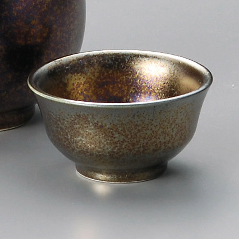 山万 33835-460 虹彩盃(黒) 1個（ご注文単位1個）【直送品】