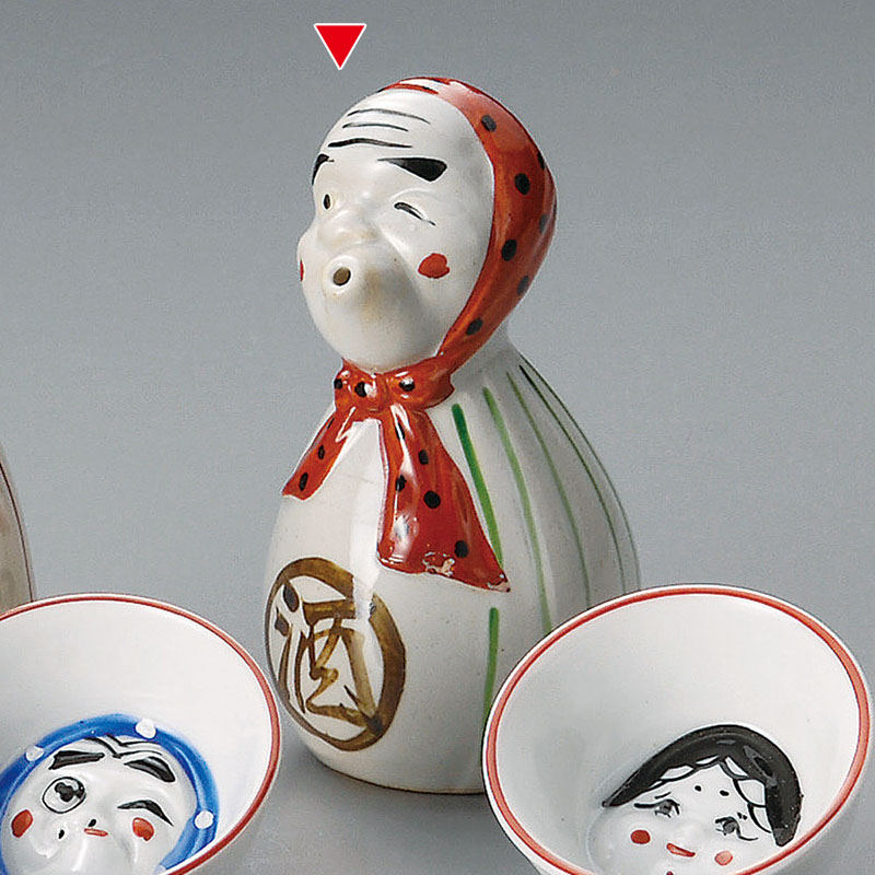 山万 33812-460 ひょっとこ1号徳利 1個（ご注文単位1個）【直送品】