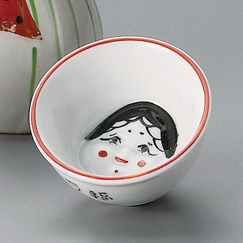 山万 33814-460 おかめ盃 1個（ご注文単位1個）【直送品】