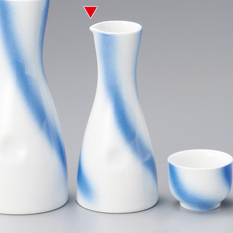 山万 33943-550 吹墨切立片ペコ徳利(小) 1個（ご注文単位1個）【直送品】