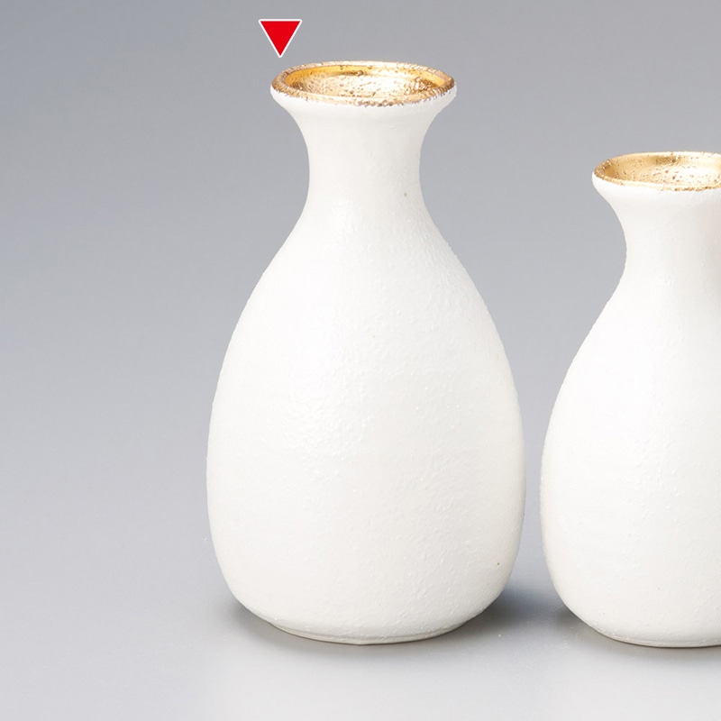 山万 33904-450 白粉引金刺2合徳利 1個（ご注文単位1個）【直送品】