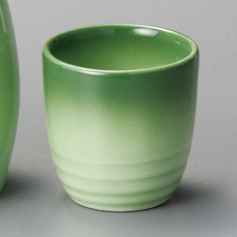 山万 33950-550 緑彩ぐい呑 1個（ご注文単位1個）【直送品】
