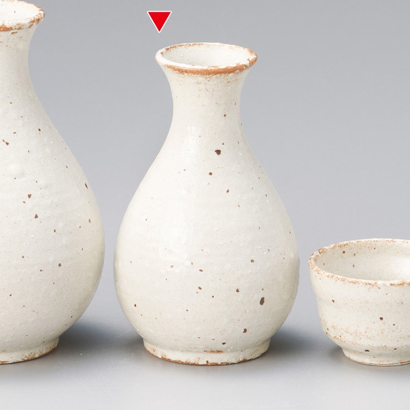 山万 34050-180 サビ志野1合徳利 1個（ご注文単位1個）【直送品】