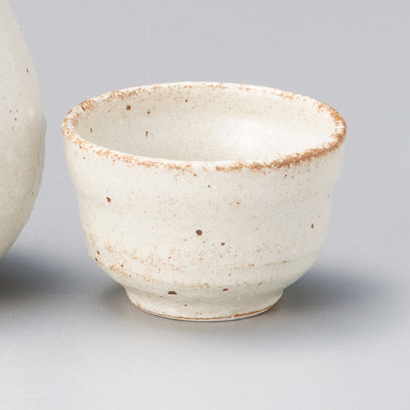 山万 34051-180 サビ志野グイ呑 1個（ご注文単位1個）【直送品】