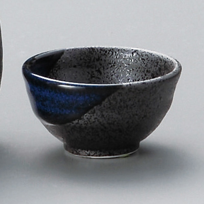 山万 33931-310 黒吹青流盃 1個（ご注文単位1個）【直送品】