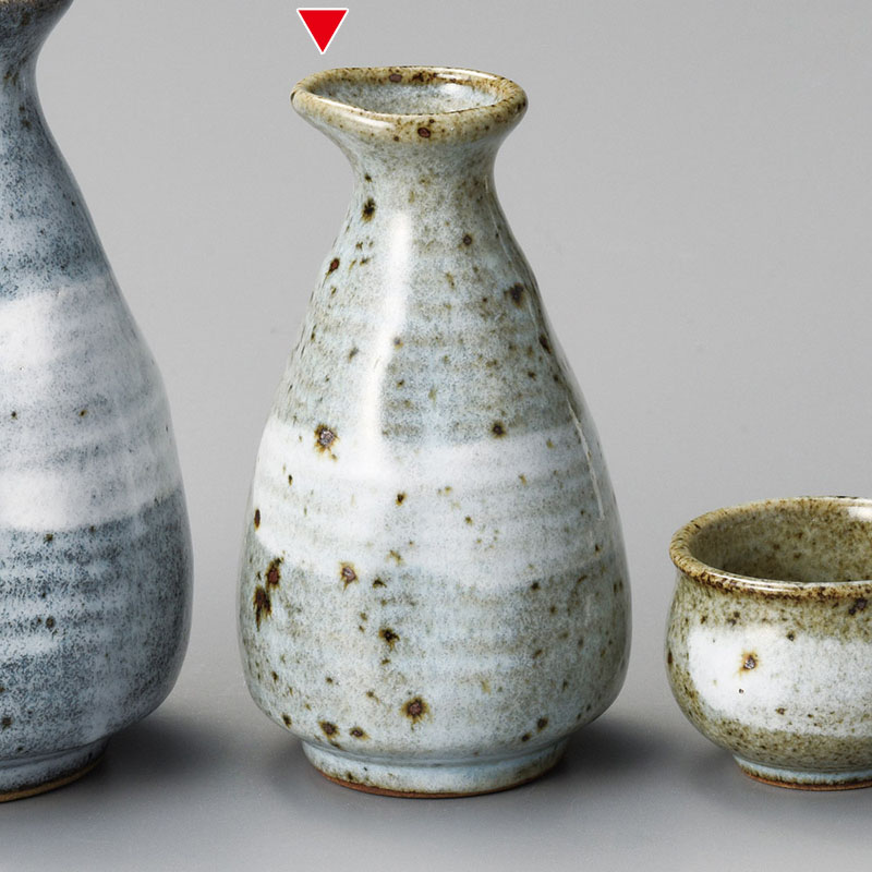 山万 34002-310 唐津刷毛目小徳利 1個（ご注文単位1個）【直送品】