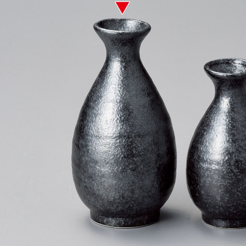 山万 33935-460 銀黒2号徳利 1個（ご注文単位1個）【直送品】