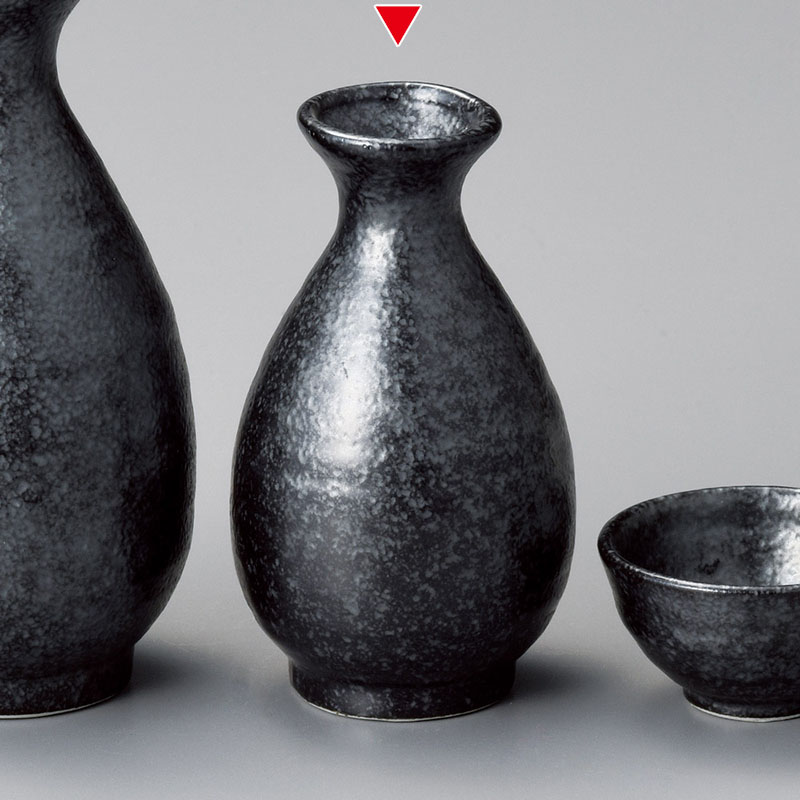 山万 33936-460 銀黒1号徳利 1個（ご注文単位1個）【直送品】