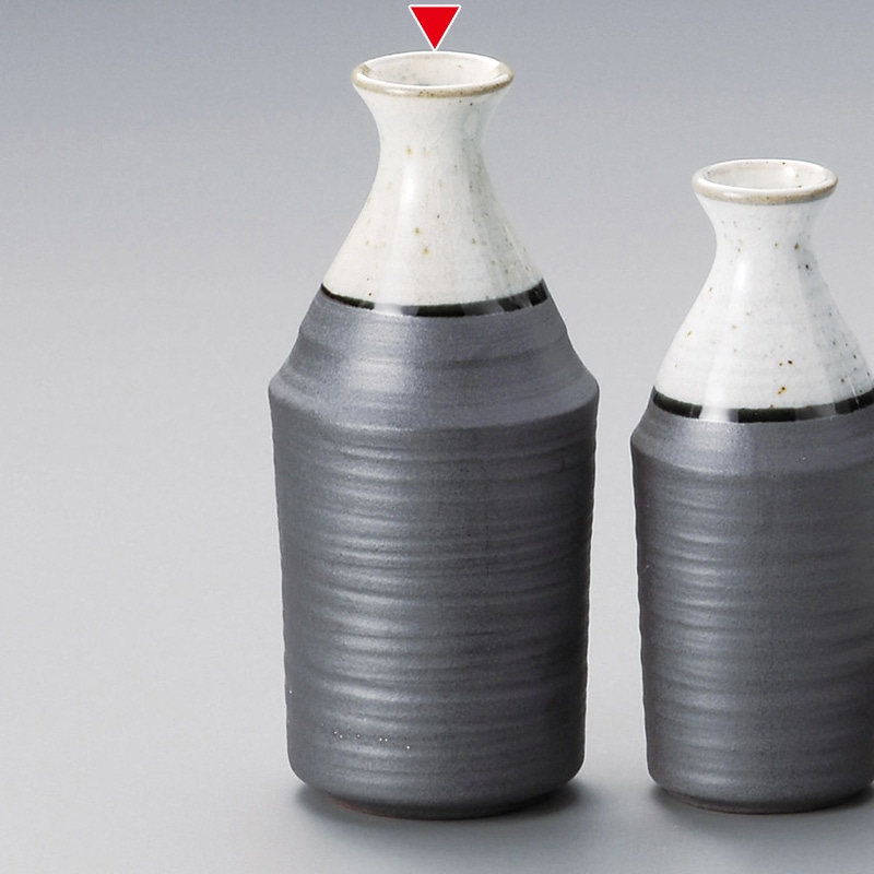 山万 34022-230 鉄釉粉引駒型大徳利 1個（ご注文単位1個）【直送品】