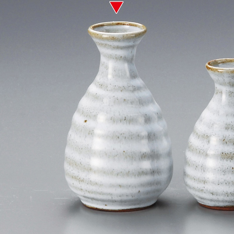 山万 34034-450 粉引流し徳利(大) 1個（ご注文単位1個）【直送品】