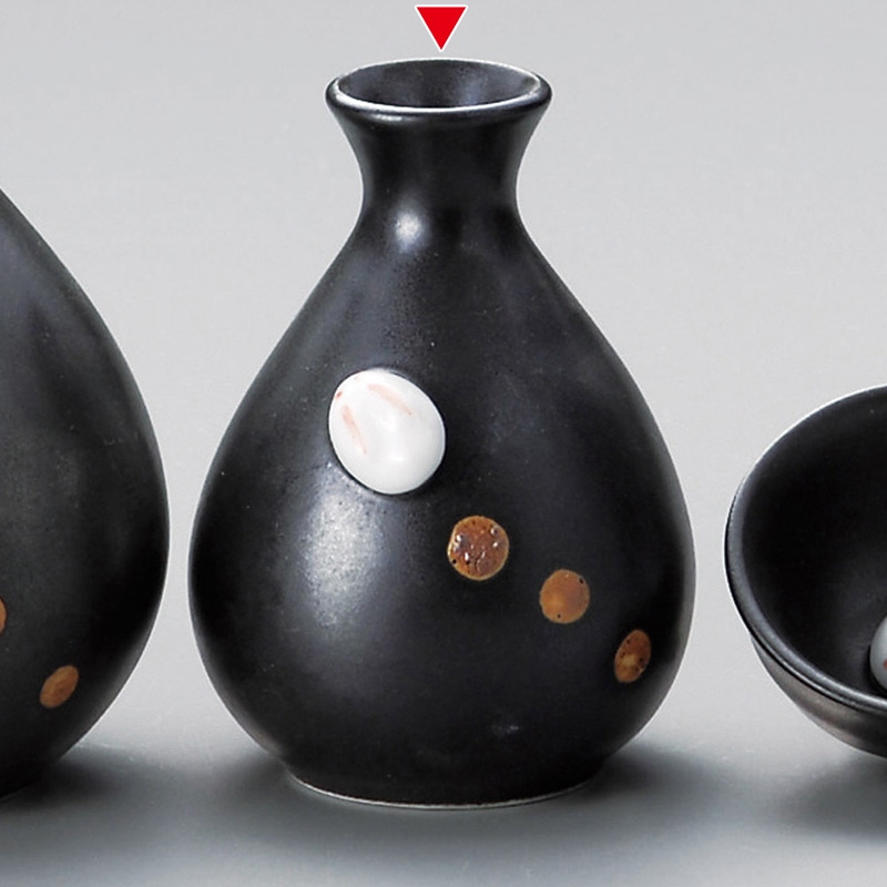 山万 34026-460 うさぎ徳利(黒)小 1個（ご注文単位1個）【直送品】