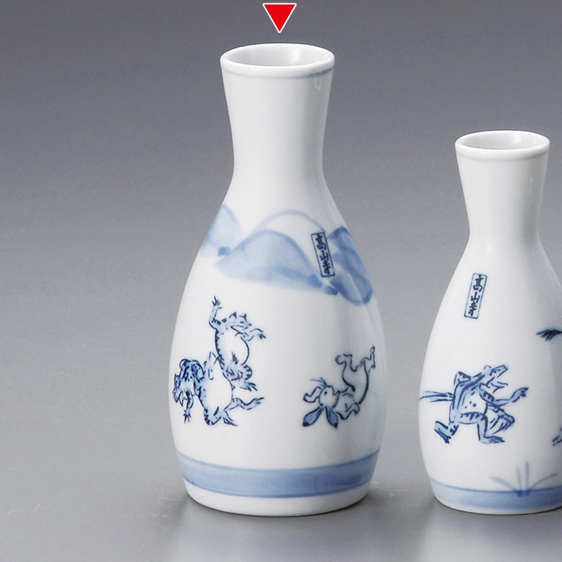 山万 33938-460 鳥獣戯画首長2号徳利 1個（ご注文単位1個）【直送品】