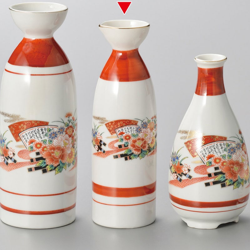 山万 34206-310 花イカダ本2合徳利 1個（ご注文単位1個）【直送品】