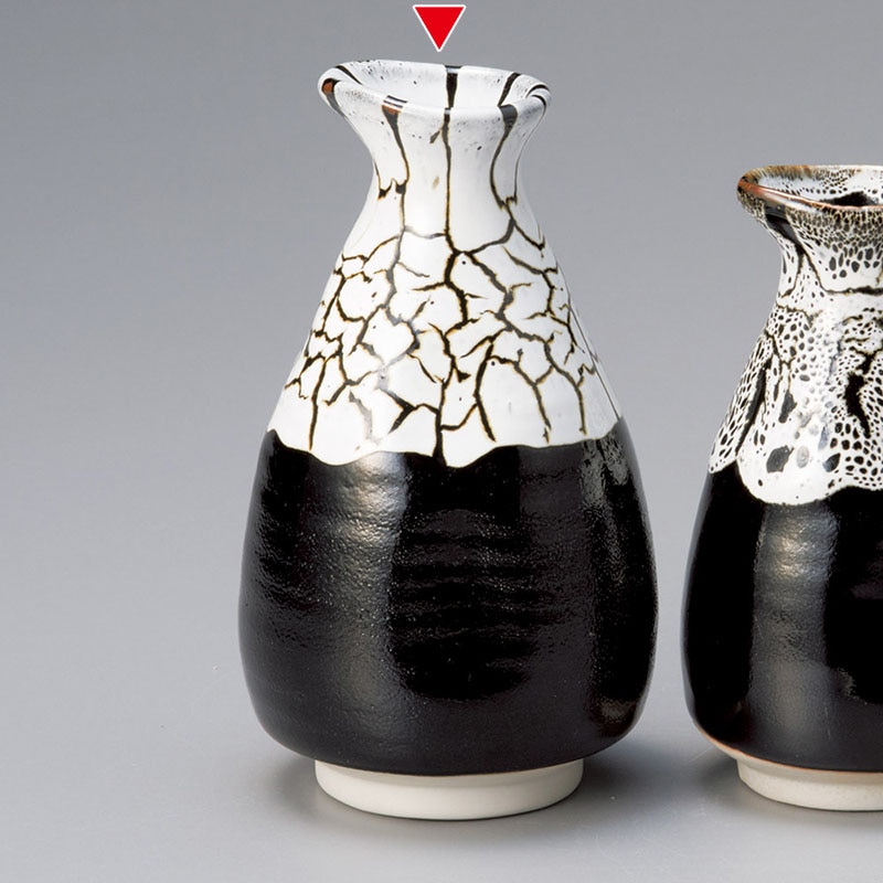 山万 33954-450 天目白流し2合徳利 1個（ご注文単位1個）【直送品】