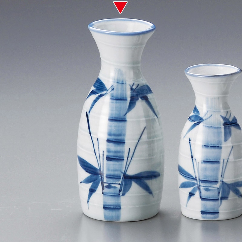 山万 34110-310 青地ウズ竹大徳利 1個（ご注文単位1個）【直送品】
