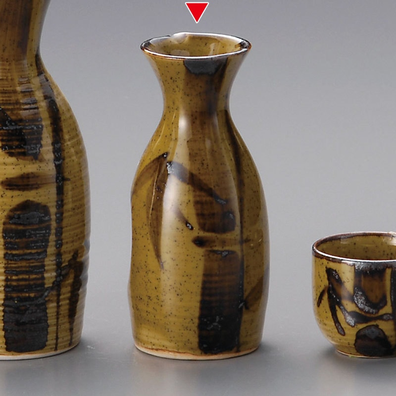 山万 34147-310 金茶竹小徳利 1個（ご注文単位1個）【直送品】