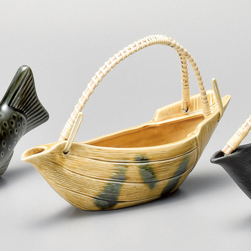 山万 34313-580 黄瀬戸骨酒 1個（ご注文単位1個）【直送品】