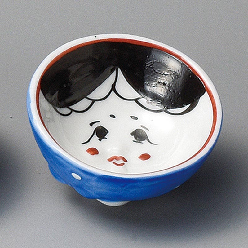 山万 34323-460 おかめひょっとこ両面盃 1個（ご注文単位1個）【直送品】