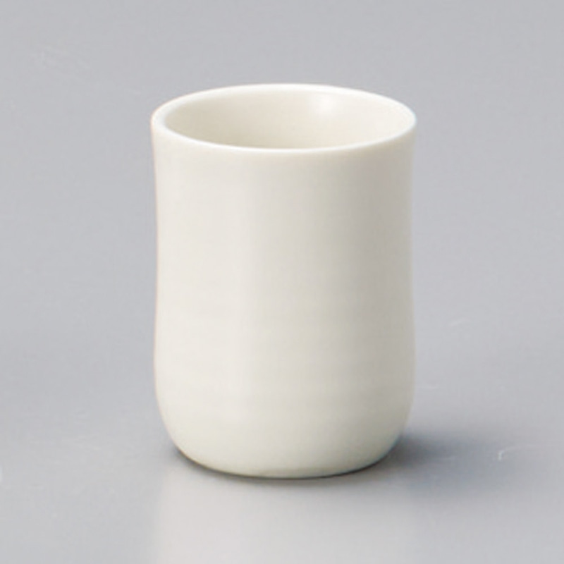 山万 34528-130 利き酒盃(白マット) 1個（ご注文単位1個）【直送品】