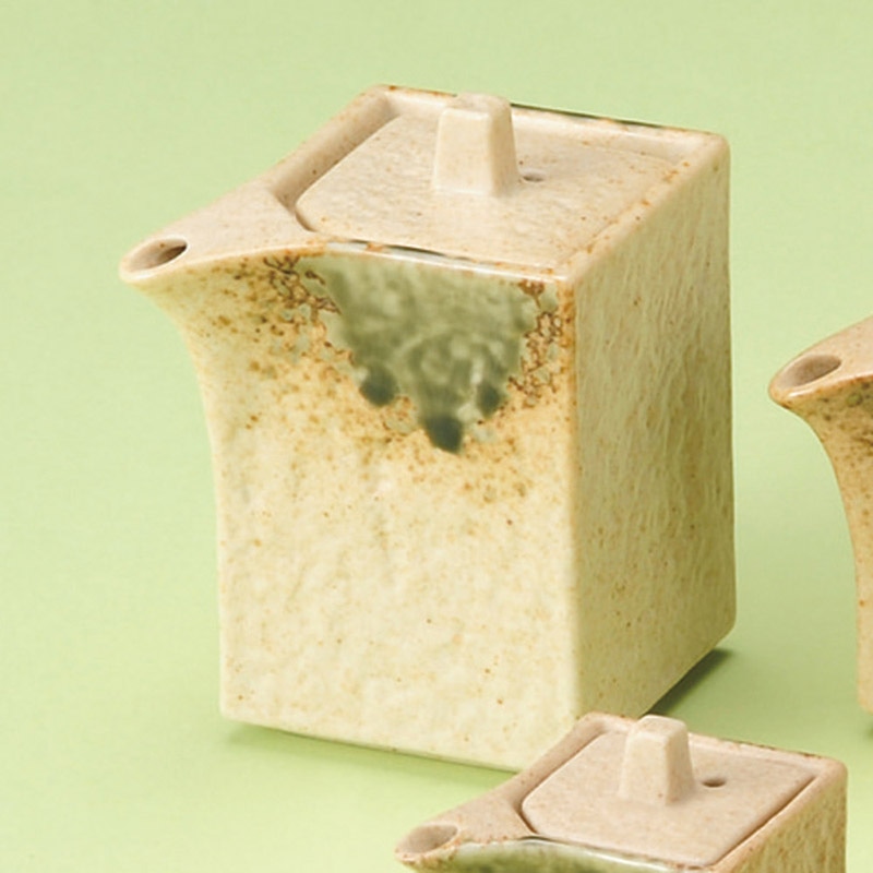 山万 34820-550 伊賀織部角型汁次(大) 1個（ご注文単位1個）【直送品】