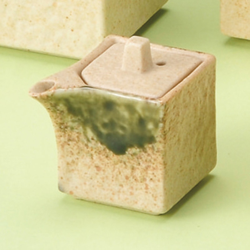 山万 34822-550 伊賀織部角型ミニ汁次 1個（ご注文単位1個）【直送品】