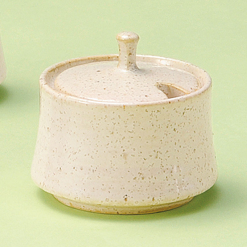 山万 34840-440 白釉辛子入 1個(ご注文単位1個)【直送品】