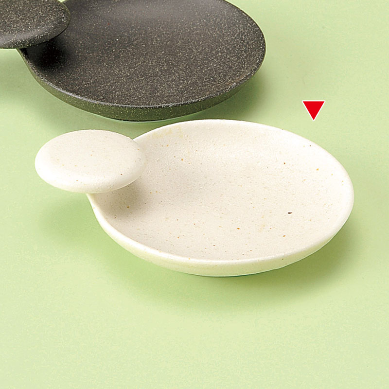 山万 35043-310 粉引風味見お玉たて 1個（ご注文単位1個）【直送品】