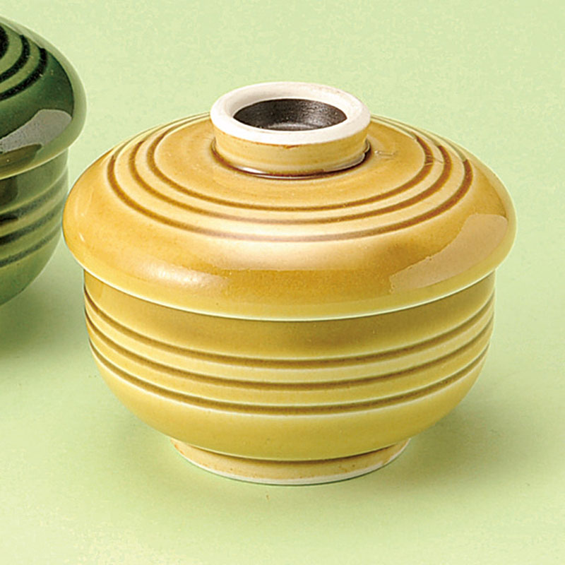 山万 35114-570 黄瀬戸ライン薬味入 1個(ご注文単位1個)【直送品】