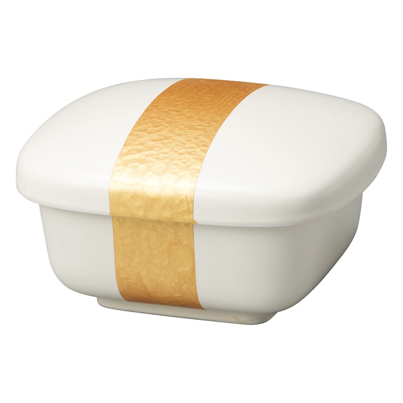 山万 35205-450 マット金溶彩角蓋物 1個(ご注文単位1個)【直送品】