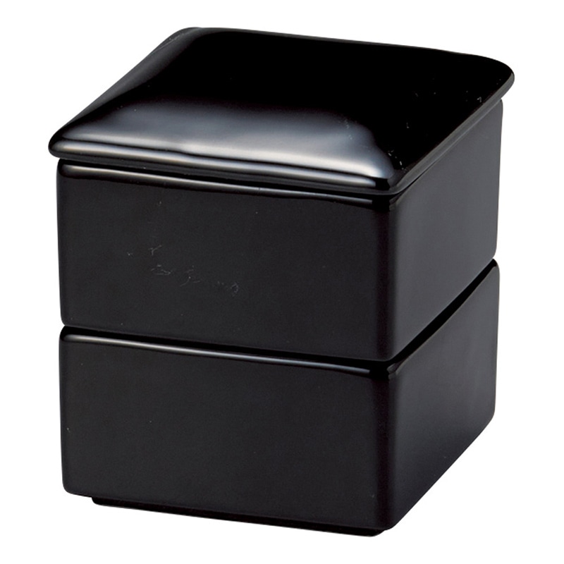 >山万 35221-430 黒角二段重 1個(ご注文単位1個)【直送品】