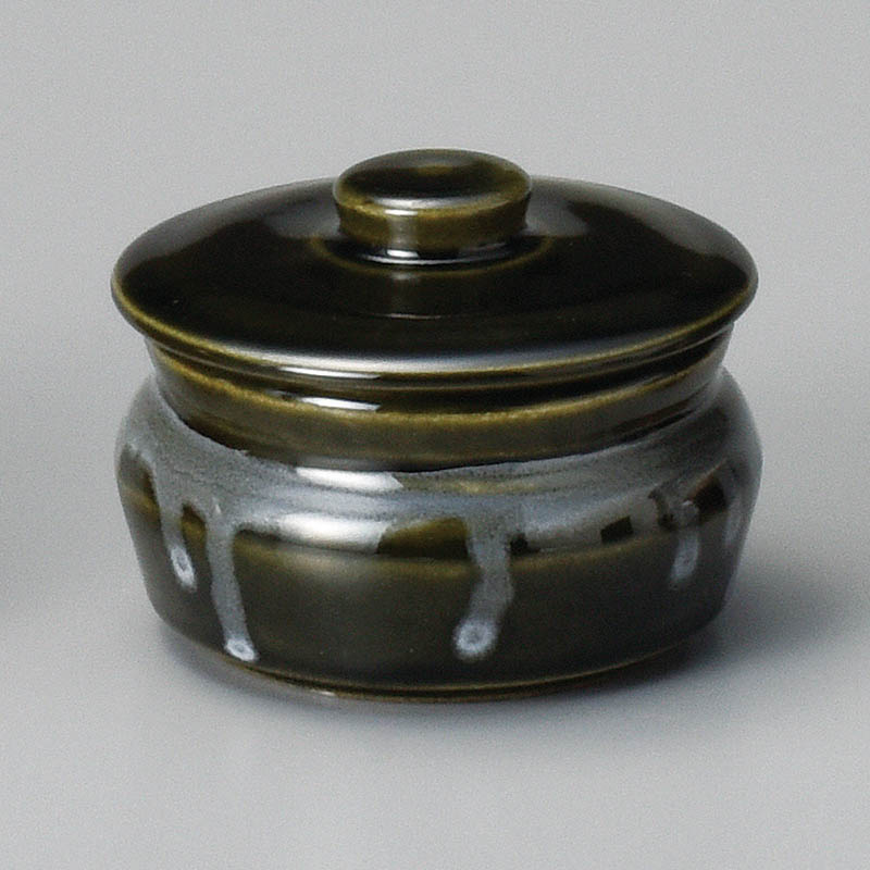 山万 35326-310 オリベ平型蓋物 1個（ご注文単位1個）【直送品】