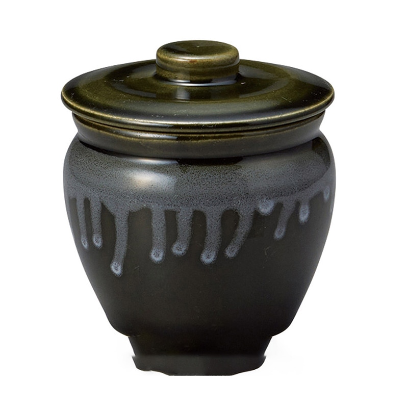 山万 35401-460 織部白流し2.5号カメ 1個（ご注文単位1個）【直送品】