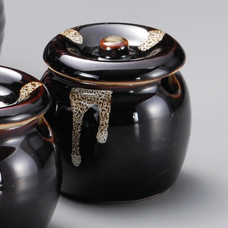 山万 35508-460 天目白流しミニツボカット付 1個（ご注文単位1個）【直送品】